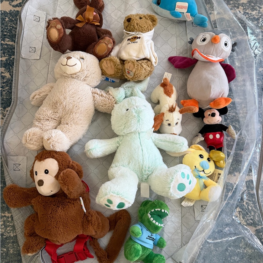 Plush 11pc Stuffed Animal bulk- Soft Kids Toy